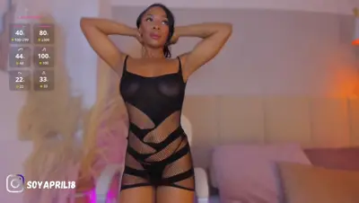 April_ebony Recorded video thumbnail on MyFreeCams (MFC)